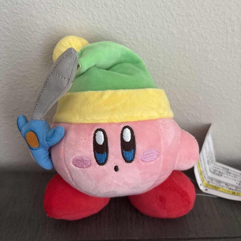 Kirby's Adventure All Star Collection Link Sword Kirby 6" Plush Toy